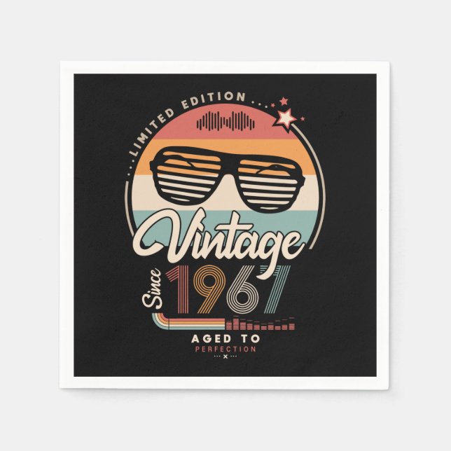 Vintage since 1967 napkins (Front)