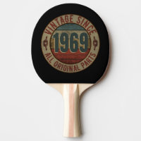 VINTAGE SINCE 1969 ALL ORIGINAL PARTS PING PONG PADDLE