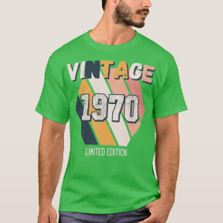 Vintage Since 1970 Birthday Retro Fun T-Shirt