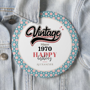 Vintage since - 1970 button