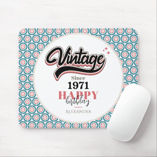 Vintage since _ 1971 mouse pad