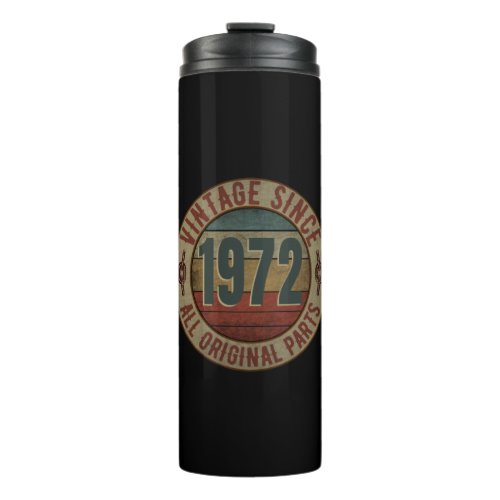 VINTAGE SINCE 1972 ALL ORIGINAL PARTS THERMAL TUMBLER