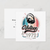 Vintage since 1972 headphones (Front/Back)