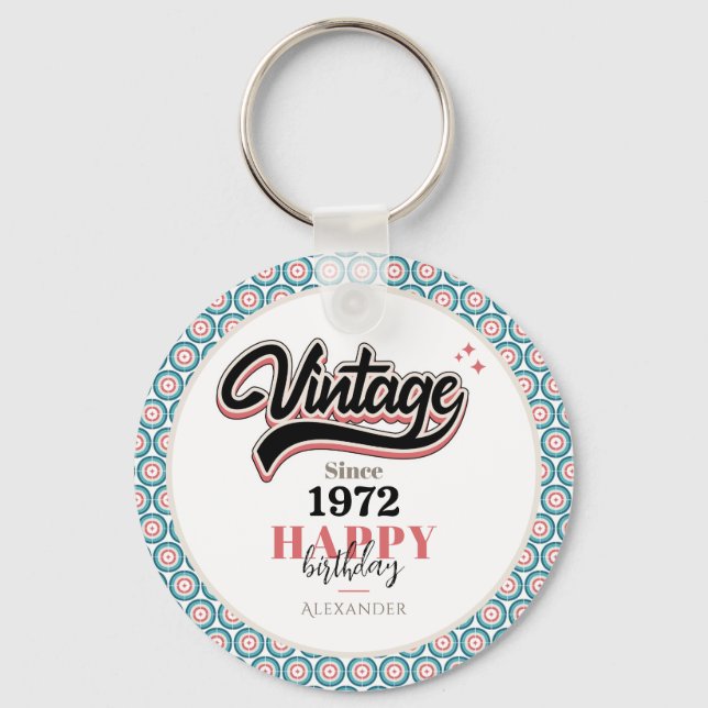Vintage since - 1972 keychain (Front)