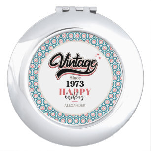 Vintage since - 1973 compact mirror