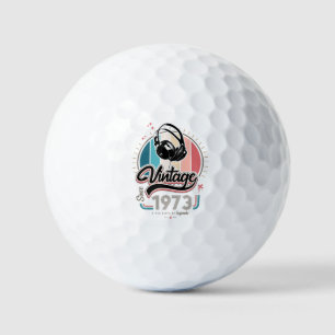 Vintage since 1973 headphones golf balls