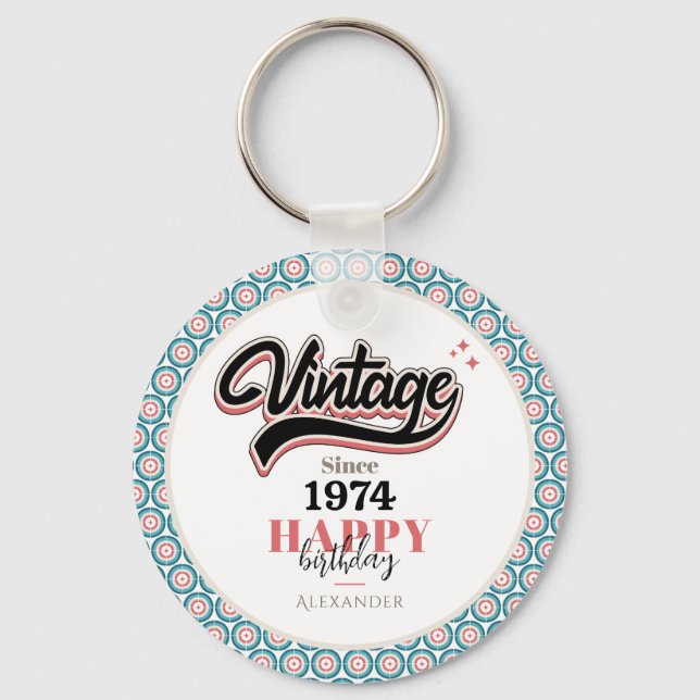 Vintage since - 1974 keychain (Front)
