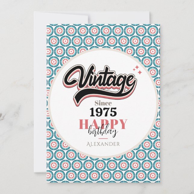 Vintage since - 1975 holiday card (Front)