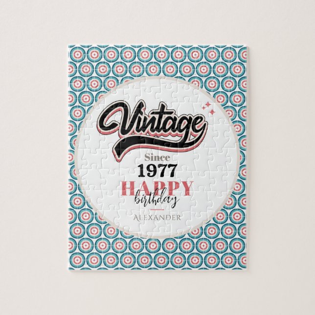 Vintage since - 1977 jigsaw puzzle (Vertical)