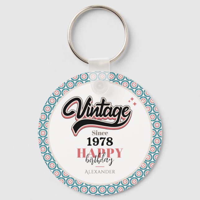 Vintage since - 1978 keychain (Front)