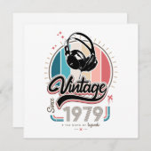 Vintage since 1979 headphones (Front/Back)