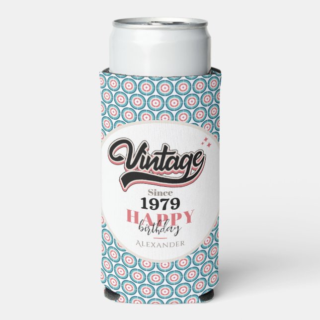 Vintage since - 1979 seltzer can cooler (Seltzer Front)