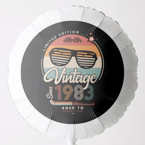 Vintage since 1983 balloon
