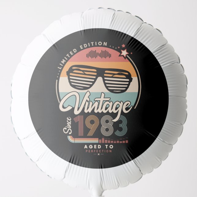 Vintage since 1983 balloon (Front)