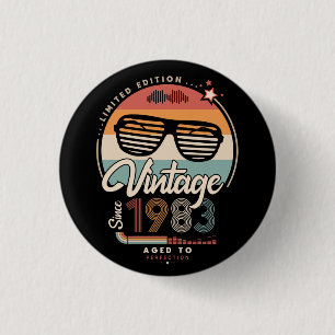 Vintage since 1983 button