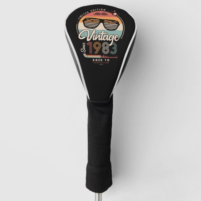 Vintage since 1983 golf head cover (Front)