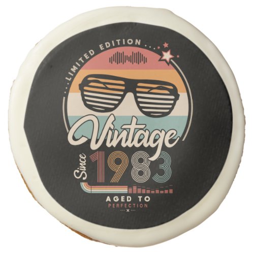 Vintage since 1983 sugar cookie