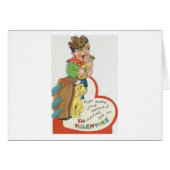 Vintage Singing Cowboy Valentine (Front Horizontal)