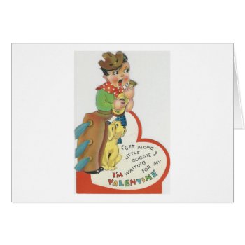 Vintage Singing Cowboy Valentine by Gypsify at Zazzle