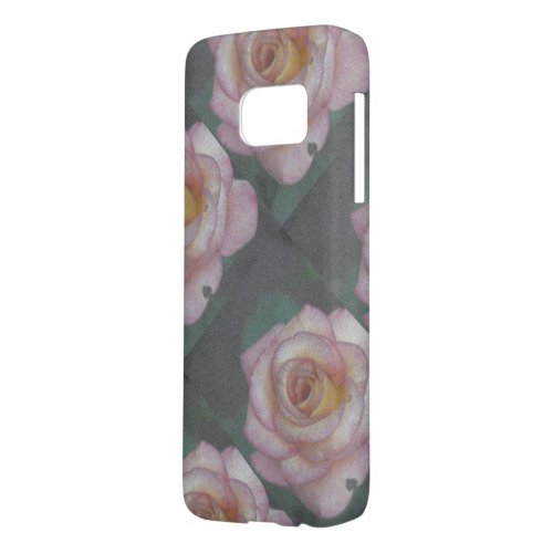 Vintage single pink rose photo samsung galaxy s7 case