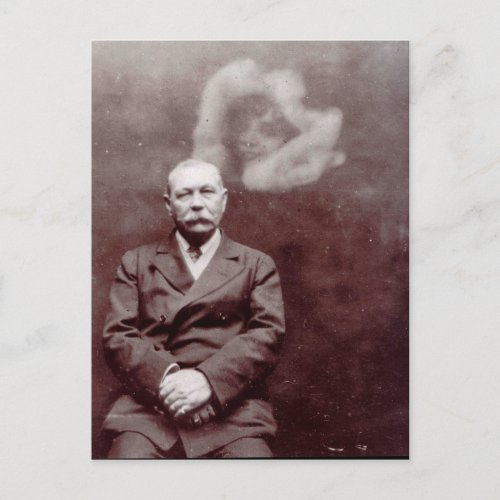 Vintage Sir Arthur Conan Doyle Victorian Ghost Postcard