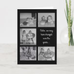 Vintage Sister Birthday Card<br><div class="desc">The perfect sister birthday card! Personalize with your own family photos of memorable events in your lives,  or just use these adorable black-and-white 1960s photos.</div>