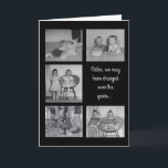 Vintage Sister Birthday Card<br><div class="desc">The perfect sister birthday card! Personalize with your own family photos of memorable events in your lives,  or just use these adorable black-and-white 1960s photos.</div>