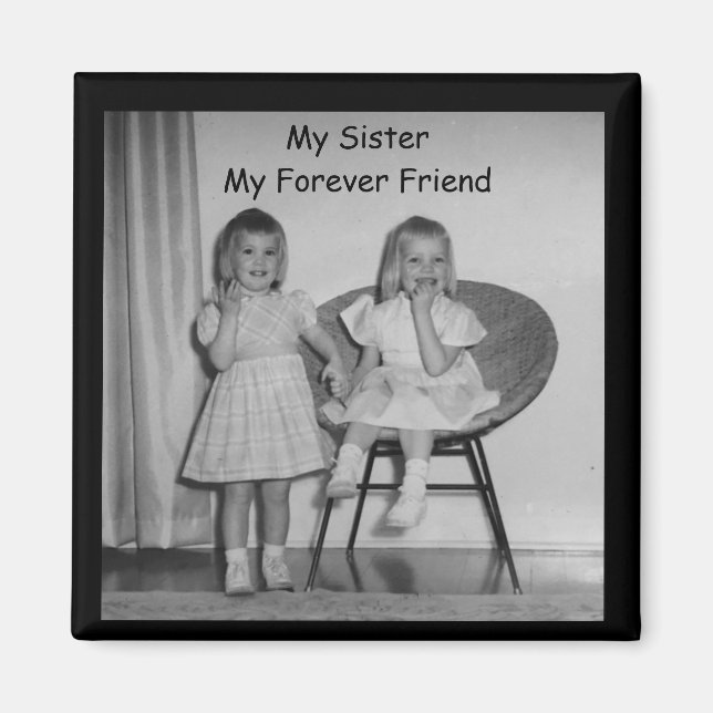 Vintage Sister Magnet (Front)