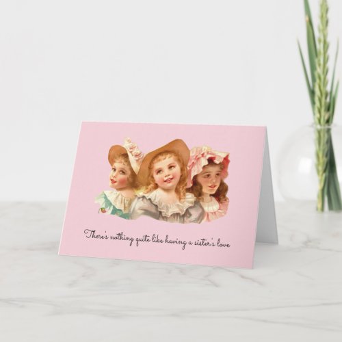 Vintage Sisters Love Vintage Thinking of You Card