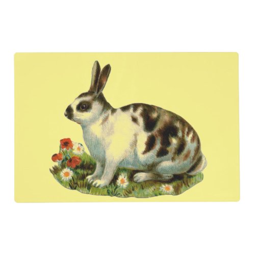 Vintage Sitting Bunny Placemat