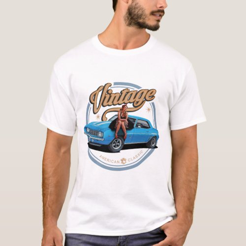 Vintage Sixties Muscle Car T_Shirt