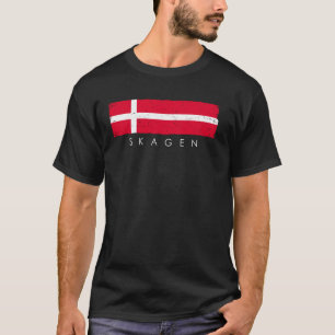 Vintage Skagen Denmark Vacation Denmark Lover T-Shirt