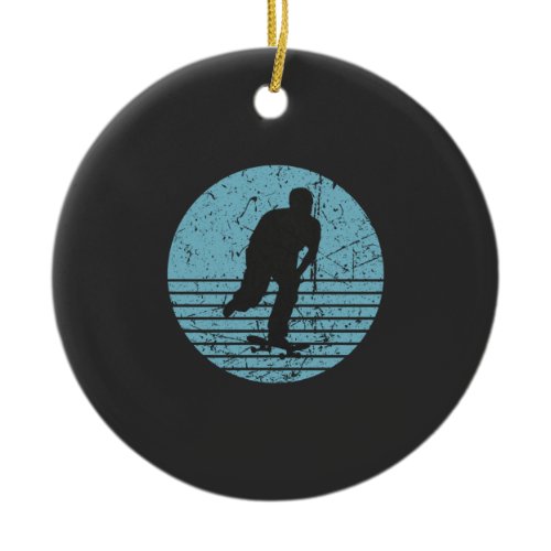 Vintage Skateboard Ceramic Ornament