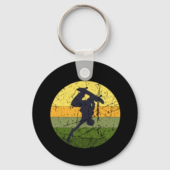 Vintage Skateboard Keychain (Front)