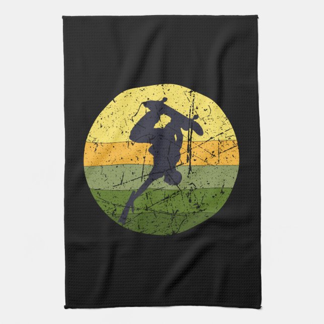 Vintage Skateboard Kitchen Towel (Vertical)