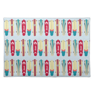 Vintage Skateboards Cloth Placemat