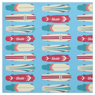 Vintage Skateboards Fabric