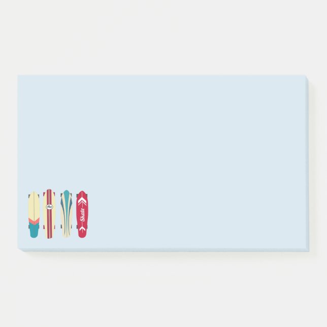 Vintage Skateboards Post-it Notes (Front)