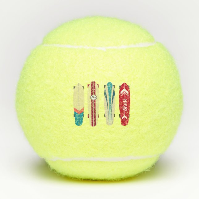 Vintage Skateboards Tennis Balls (Front)