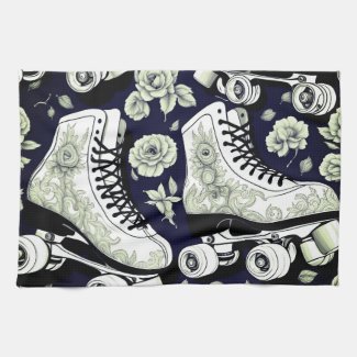 Vintage Skates Black & White 