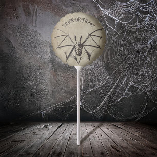 Vintage Skeletal Bat Halloween Balloon
