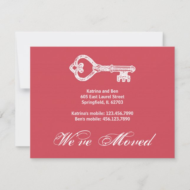 Vintage Skeleton Key Announcement (Front)