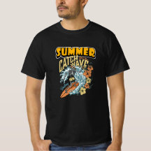 Vintage Skeleton Surfer – Catch the Wave Summer 