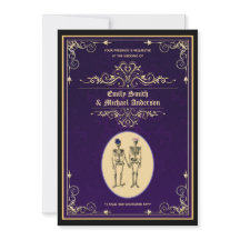 Vintage Skeleton Wedding Engagement Rehearsal