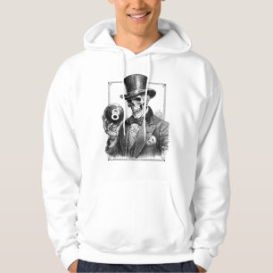 Vintage Skeleton with Top Hat and 8-Ball