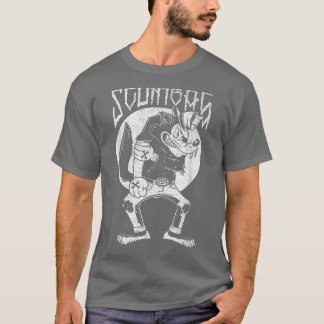 Vintage Skeleton Wolf Lover Wildlife Men Leopard G T-Shirt