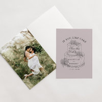 Vintage Sketched Wedding Cake Photo Save The Date