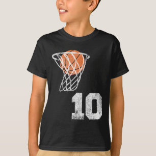 Vintage Sketll Jersey Number 10 Player Number T-Shirt