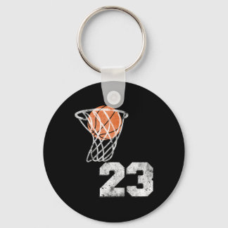 Vintage Sketll Jersey Number 23 Player Number Keychain