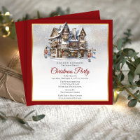 Vintage Ski Lodge and Nutcrackers Christmas Party